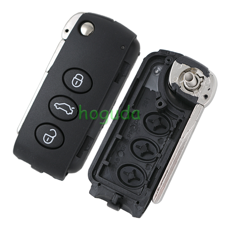 For Bentley high quality   3 button remote key blank