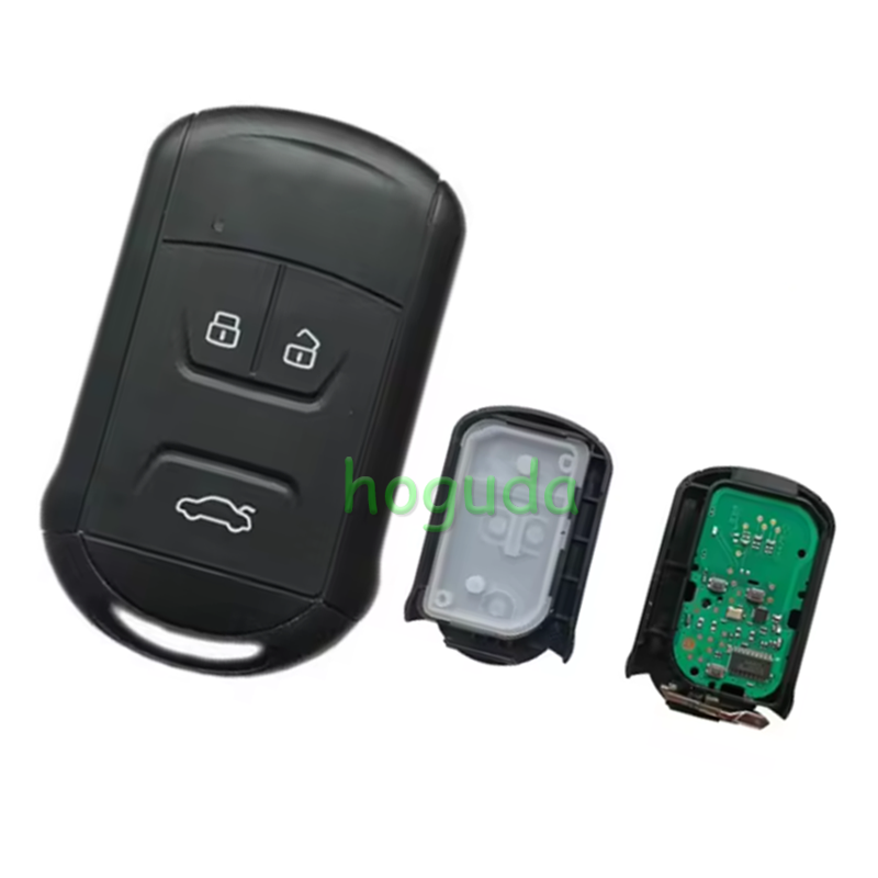 For Chery OEM 3 button Smart Remote Key with 434Mhz FSK ID46 HITAG2 7953 Chip