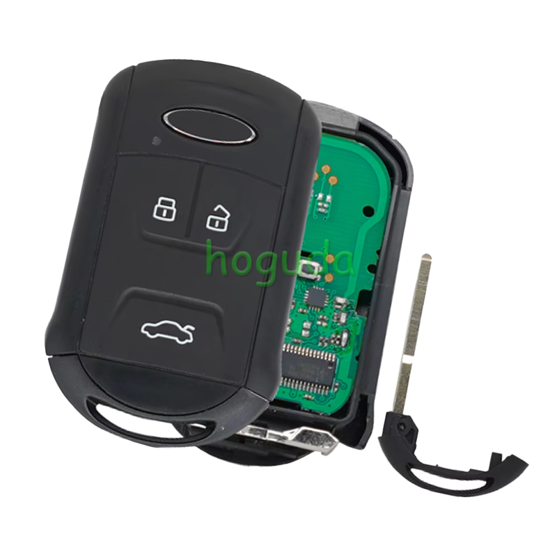 For Chery OEM 3 button Smart Remote Key with 434Mhz FSK ID46 HITAG2 7953 Chip