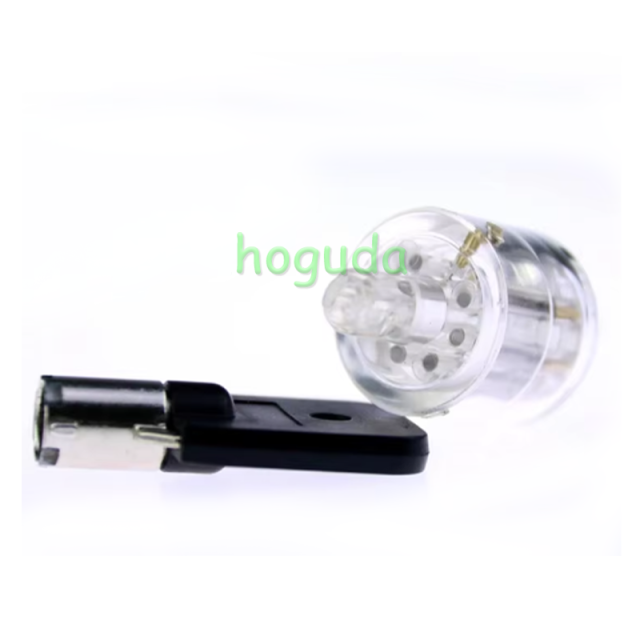 Plum Lock Transparent Tubular Lock Cylinder Visible Pick Cutaway Practice View Padlock Training Skill For Locksmith