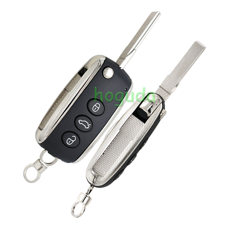 For Bentley high quality   3 button remote key blank