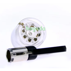 Plum Lock Transparent Tubular Lock Cylinder Visible Pick Cutaway Practice View Padlock Training Skill For Locksmith