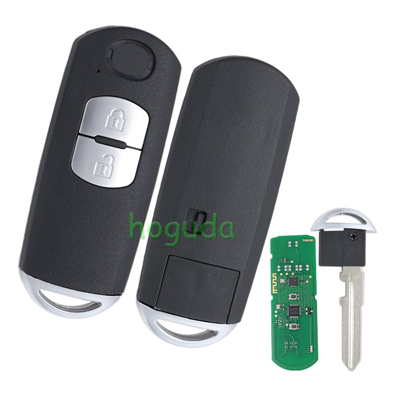 For Mazda 2 button keyless Smart remote key with 433mhz with hitag pro 49 chip 7953P