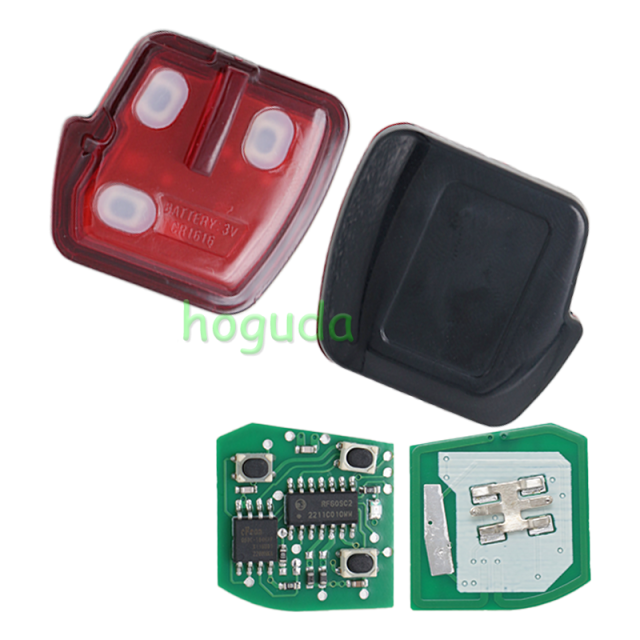For Mitsubish 3 button remote key with 433mhz
