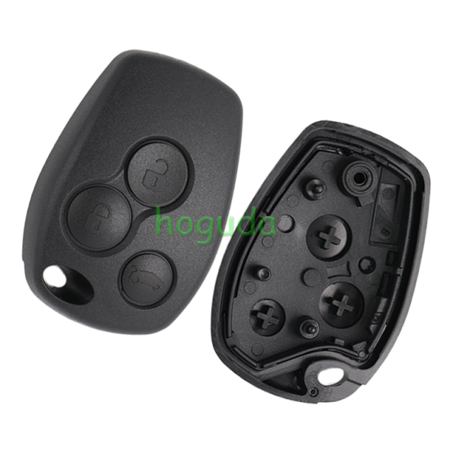 After market For Renault Clio3/Kangoo/Trafic 3 button remote key with 433Mhz and  ID46 Original PCF7946  (before 2008 year)