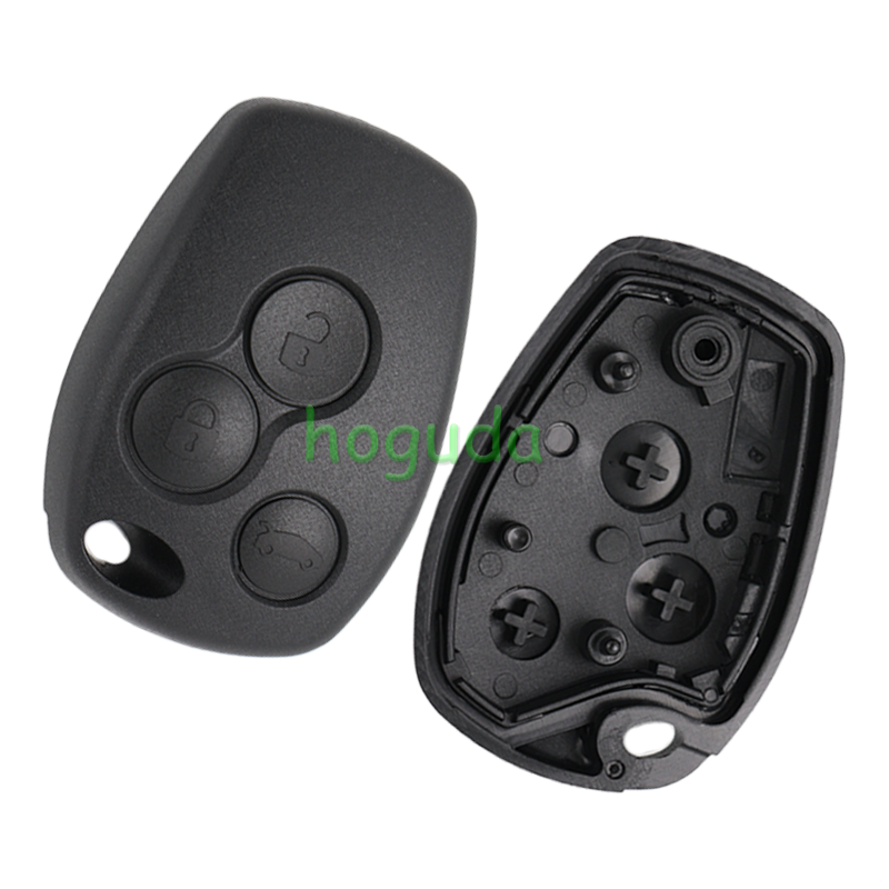 After market For Renault Clio3/Kangoo/Trafic 3 button remote key with 433Mhz and  ID46 Original PCF7946  (before 2008 year)