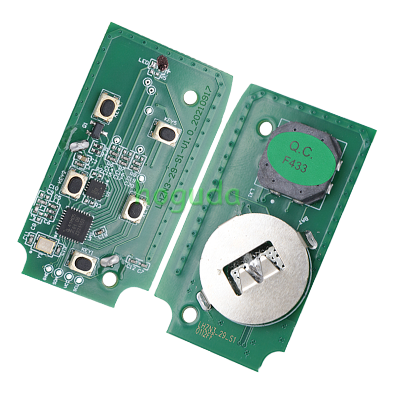 Lonsdor K518ISE 5 button remote key PCB 433Mhz for LandRover