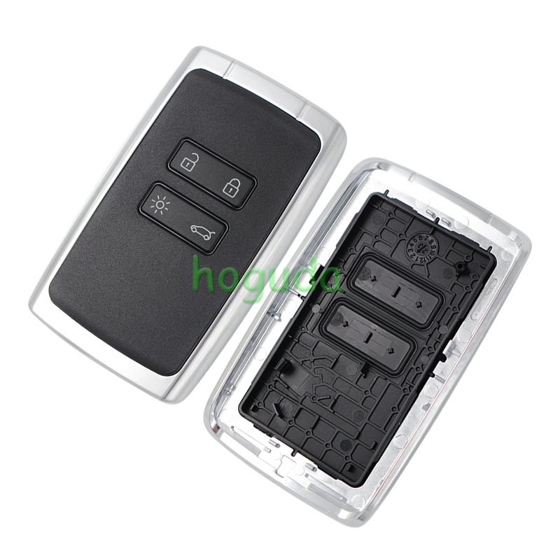 For Renault Megane4 Talisman Espace5 4 button Smart Remote key keyless card with 433mhz  PCF7953M chip CMIIT ID:2014DJ3371