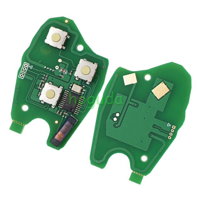 For Renault Clio3/Kangoo/Trafic 3 button remote key with 433Mhz and ID46 PCF7946 (before 2008 year)