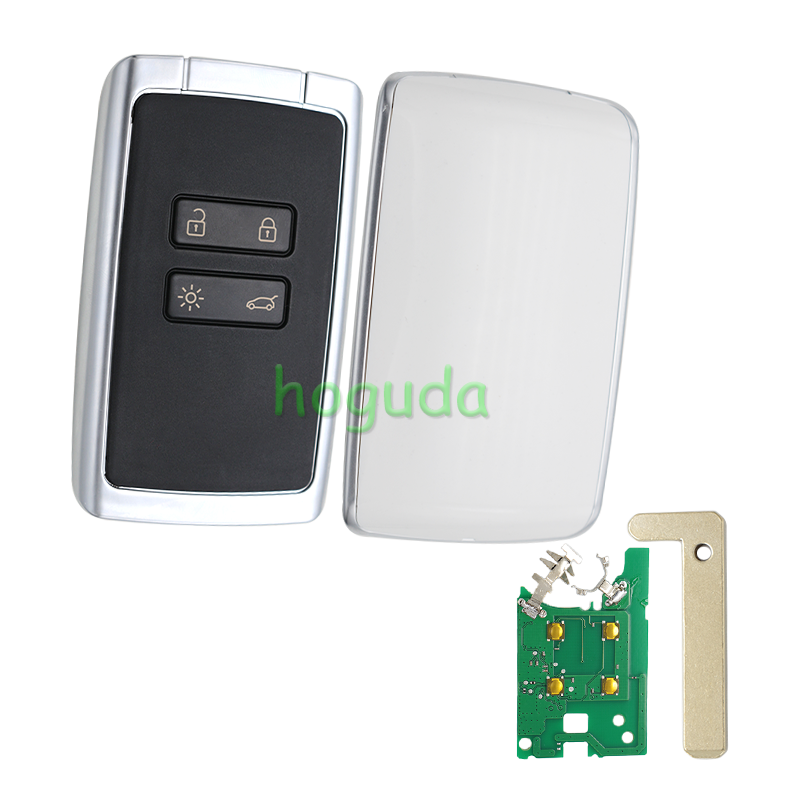 For Renault Clio 4 button Smart Key with  433.92MHz FSK NCF29A1M / HITAG AES / 4A CHIP