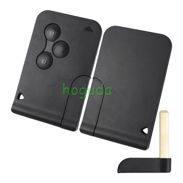 For Renault Megane Scenic 3 button remote key with 433Mhz PCF7947 Chip（No Logo)