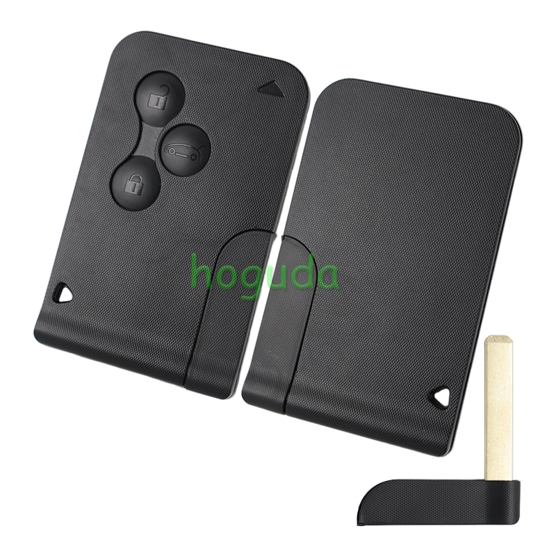 For Renault Megane Scenic 3 button remote key with 433Mhz PCF7947 Chip（No Logo)