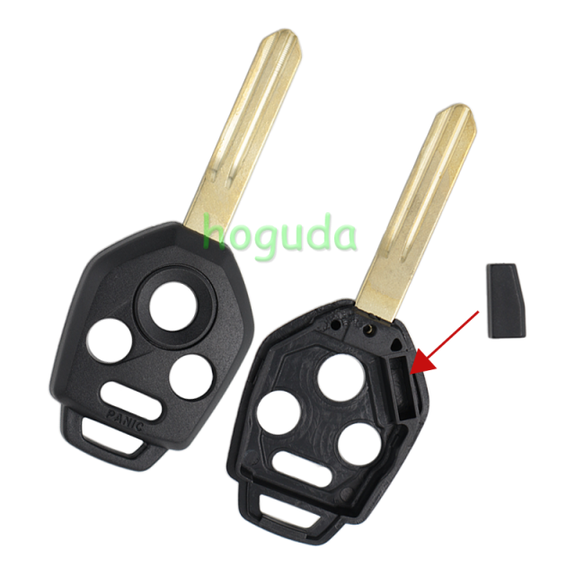For Subaru Tribeca Legacy Outback 3 button with 433MHz  4D60 4D62 4D82G chip Remote Car Key Fob  FCC ID: CWTWBU766 P/N: 57497-AJ00A