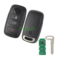 For Toyota 3 button smart key with 433MHz 4A chip  P/N:89994-BZ050