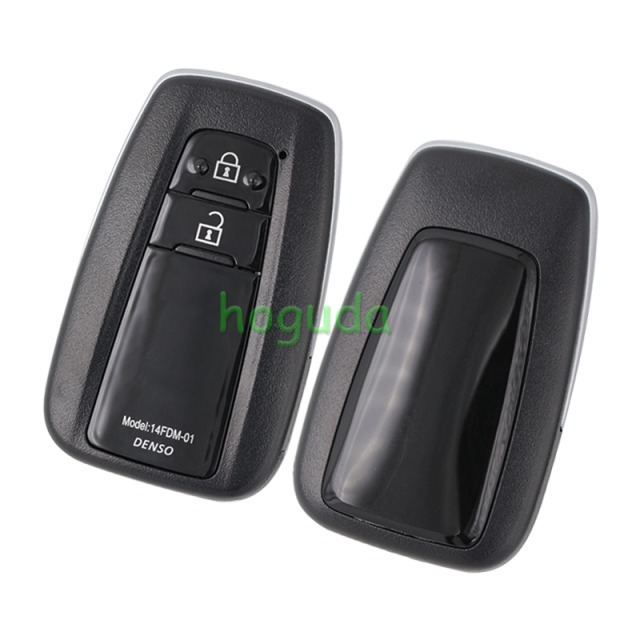 For Toyota remote key blank can put vvdi toyota smart pcb card please choose the button type