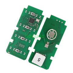 For Toyota 3 button smart key with 433MHz 4A chip  P/N:89994-BZ050