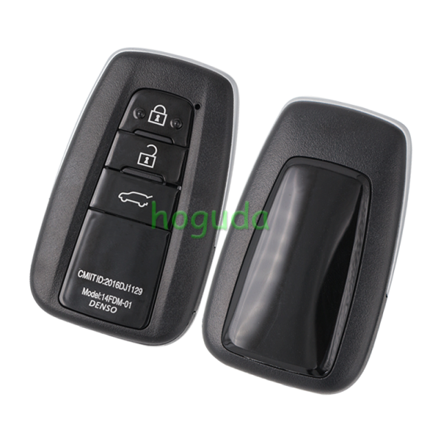 For Toyota remote key blank can put vvdi toyota smart pcb card please choose the button type