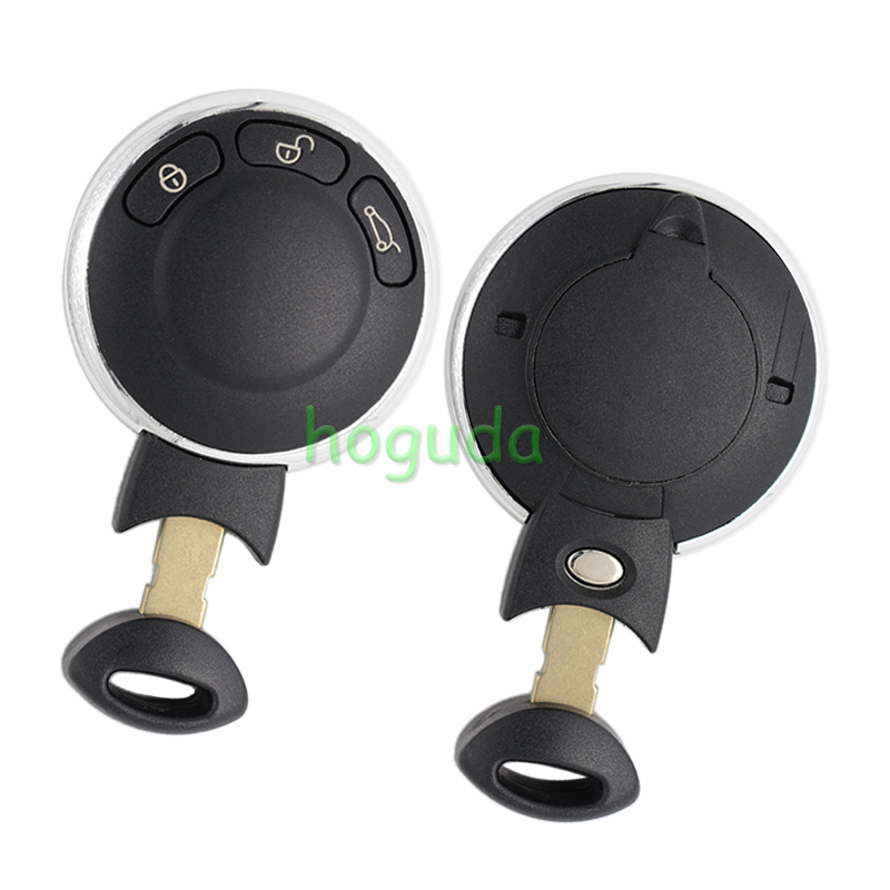 For BMW Mini Cooper Cabrio Clubman Countryman 3 button remote Keyless Smart Car key with 315/433/868MHz PCF7945A / HITAG 2 / 46 CHIP  5WK49331 3456371-01 FCCID: VDO 5WK49331 Please choose the frequency.