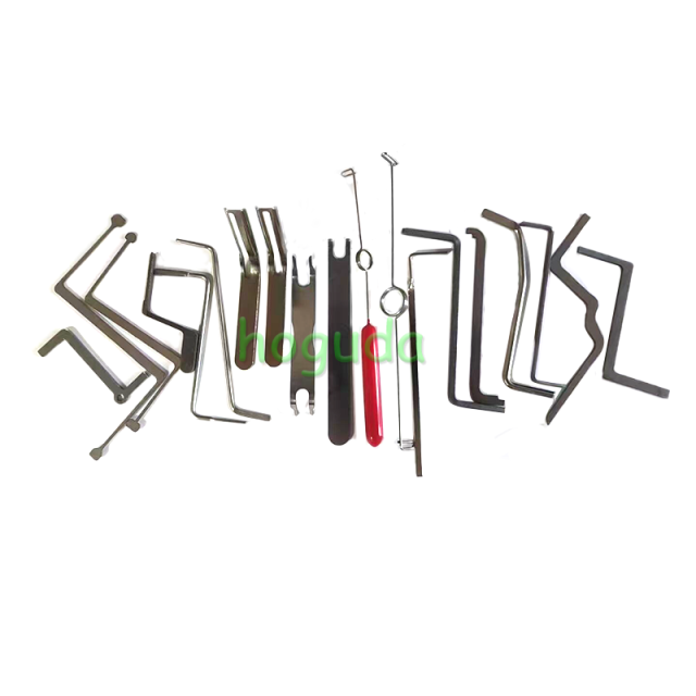 HUK 33PCS/SET Tension Wrench Locksmith Replacement Turning Tool / Double Head Tension Wrench Combination Llocksmith Tool