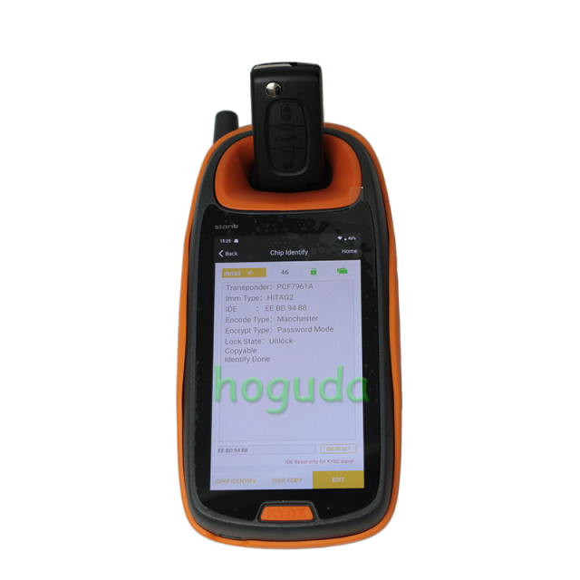 For Peugeot 3 button flip remote key with HU83 407 blade  (With Light button) 433Mhz ID46 PCF7961 Chip FSK Model