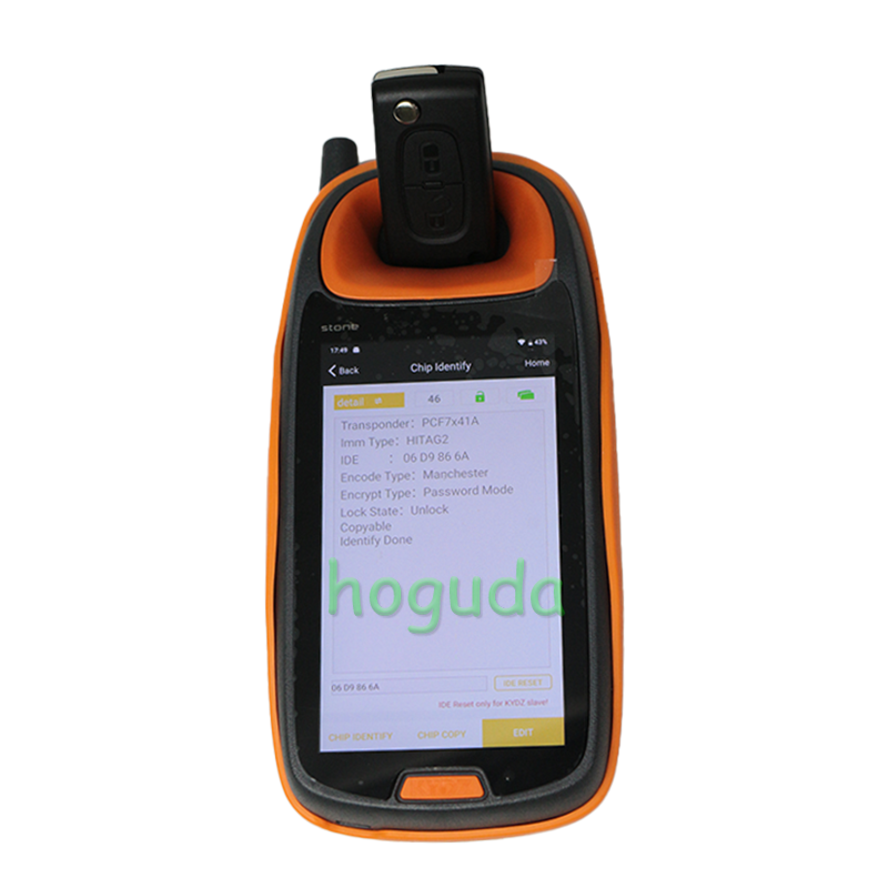 For Peugeot ASK 2 button flip remote key with HU83 407 blade 433Mhz PCF7941 Chip (Before 2011 year)