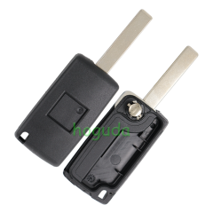For Citroen ASK 3 button flip remote key with HU83 407 blade ( With trunk button) 433Mhz PCF7941 Chip (Before 2011 year)