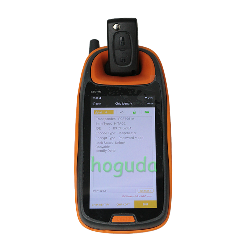 For Peugeot 2 button flip remote key with VA2 307 blade 433Mhz ID46 PCF7961 Chip ASK Model