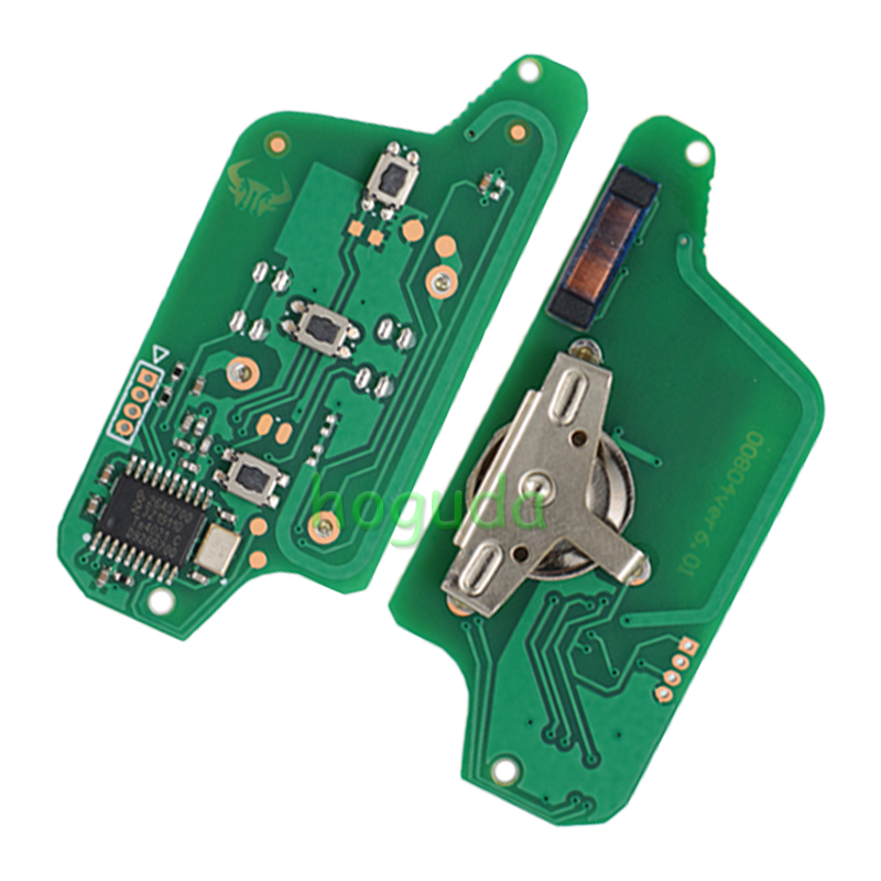 For Citroen ASK 3 button flip remote key with HU83 407 blade ( With trunk button) 433Mhz PCF7941 Chip (Before 2011 year)