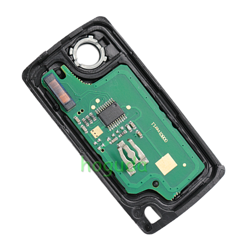For Peugeot 3 button flip remote key with VA2 307 blade (With Light button)  433Mhz ID46 PCF7961 Chip FSK Model