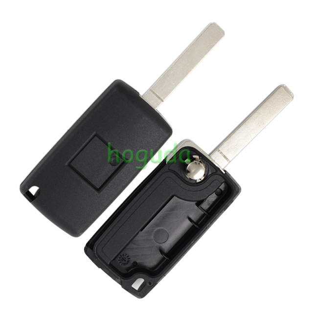 For Citroen ASK 3 button flip remote key with VA2 307 blade (With trunk button)  433Mhz PCF7941 Chip (Before 2011 year)