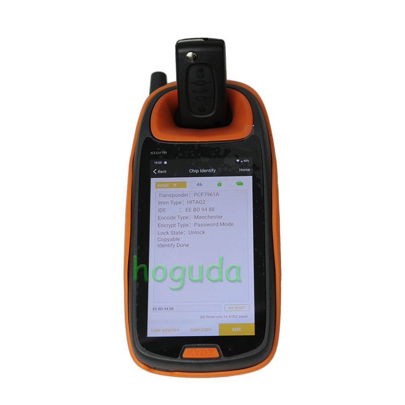 For Peugeot 3 button flip remote key with VA2 307 blade (With Light button)  433Mhz ID46 PCF7961 Chip FSK Model