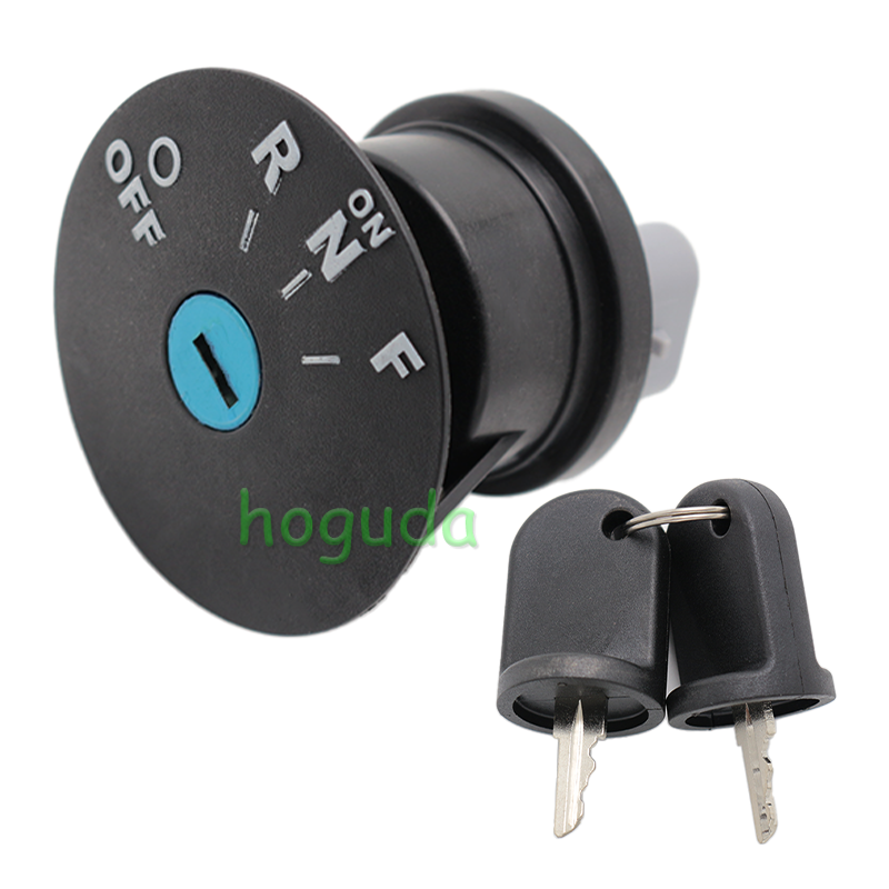 Ignition Key Switch W/2 Keys For EZGO Electic RXV 2008-Up Replaces 605637