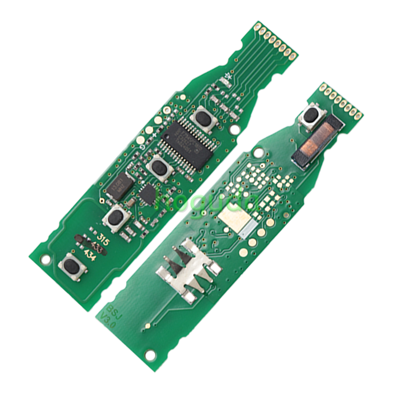 For Porsche 3 button non-keyless remote key with PCF7945PC1800 Chip 433mhz