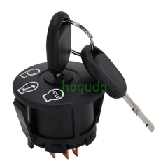 5PIN Riding Lawn Mowers Ignition Switch with Two Keys  Tecreddy Ignition Switch 3 Position with Key for Cub Cadet, Troy-Bilt, MTD, Craftsman, Husqvarna, Delta, JD Riding Lawn Mower 9