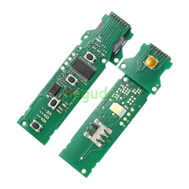 For Porsche 4 button keyless  remote key with PCF7953PC1800 Chip 315mhz