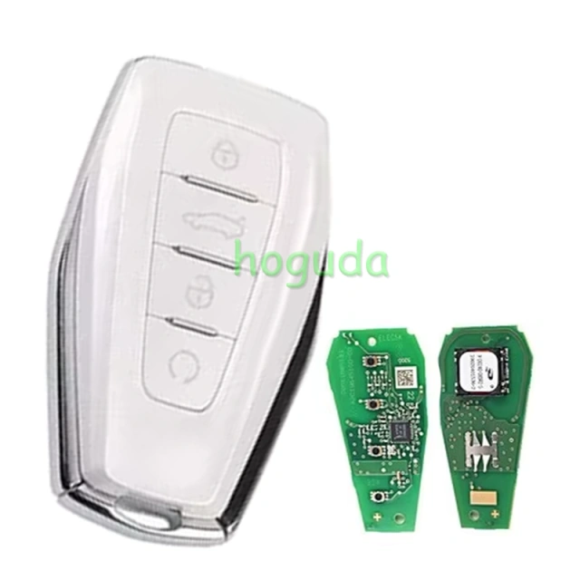 Original For Geely 4 button keyless Smart Remote key with 433Mhz 4A Chip