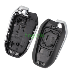 For Peugeot 3 button remote key blank with HU83 407 key blade