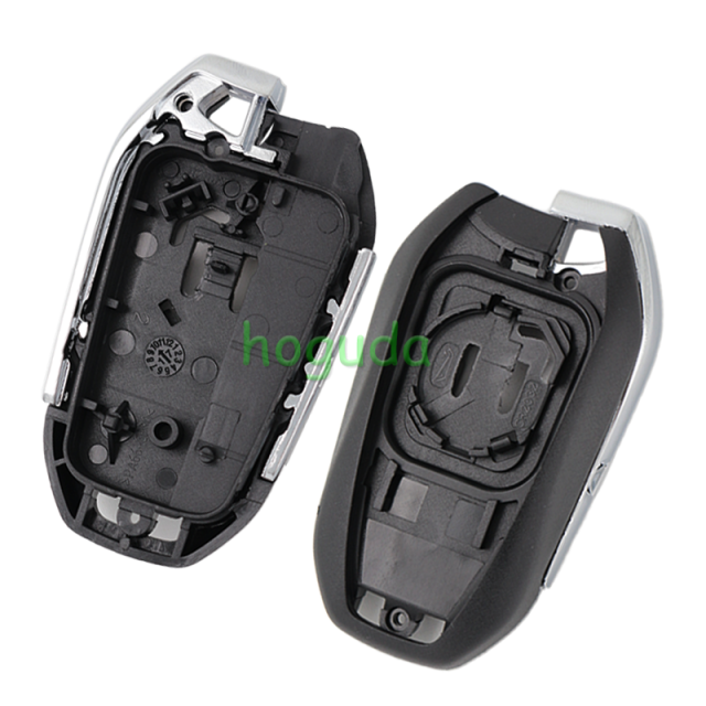 For Peugeot 3 button remote key blank with HU83 407 key blade