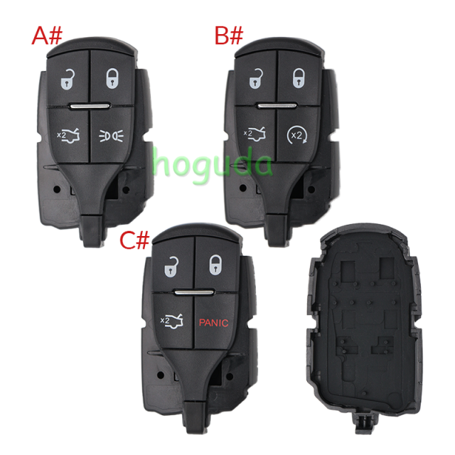 For Maserati 4 button remote key shell