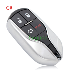 For Maserati 4 button remote key shell