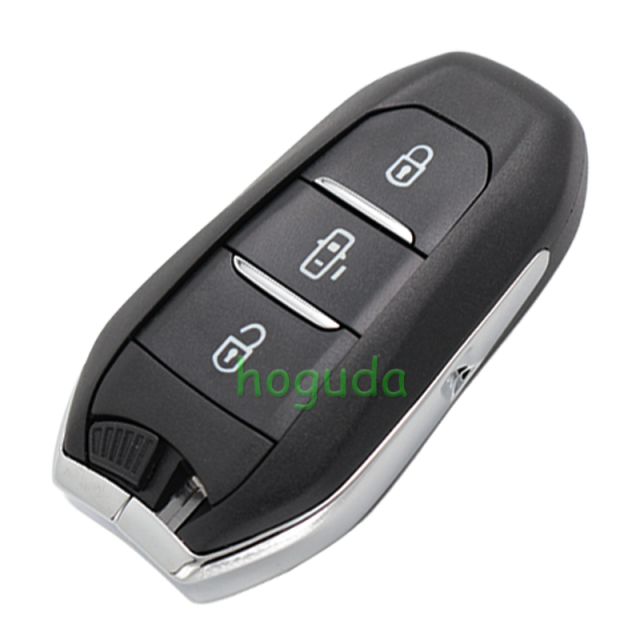 For Peugeot 3 button remote key blank with HU83 407 key blade