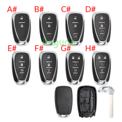 For Chevrolet 2 /2+1/3/3+1/4+1  button remote key blank without logo