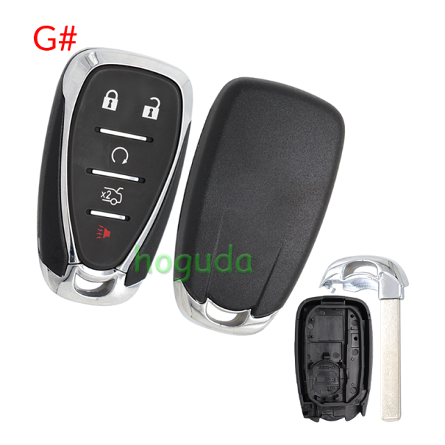 For Chevrolet 2 /2+1/3/3+1/4+1  button remote key blank without logo
