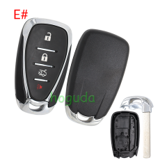 For Chevrolet 2 /2+1/3/3+1/4+1  button remote key blank without logo