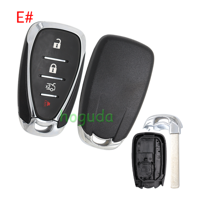 For Chevrolet 2 /2+1/3/3+1/4+1  button remote key blank without logo