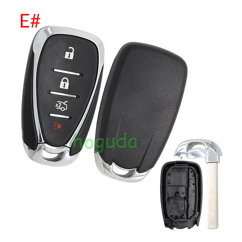 For Chevrolet 2 /2+1/3/3+1/4+1  button remote key blank without logo