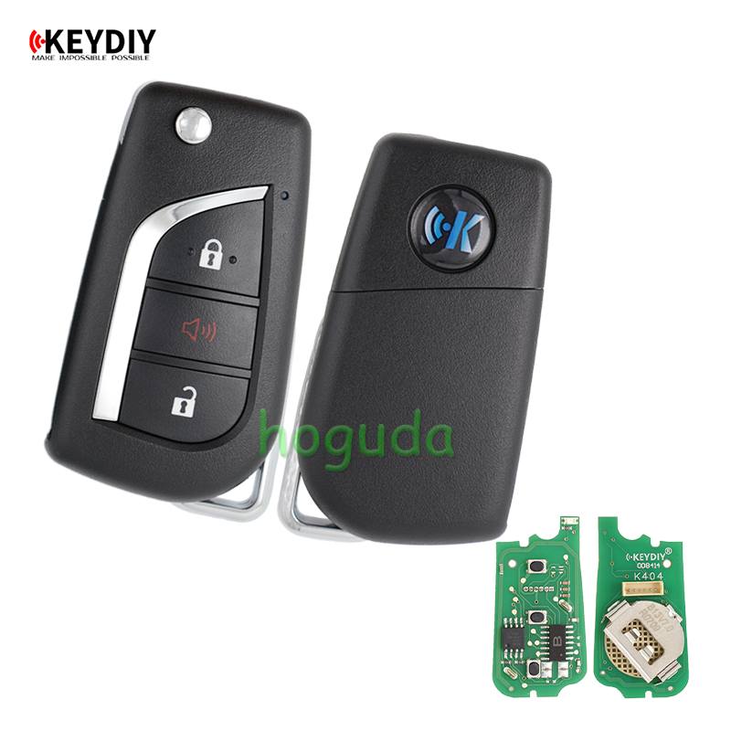 Toyota style 2+1 button remote key B13 2+1 for KD X2/KD300/ KD900/URG200 to produce any model remote