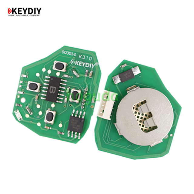 Toyota style 3+1 button remote key B05  for KD300 and KD900 to produce any model remote