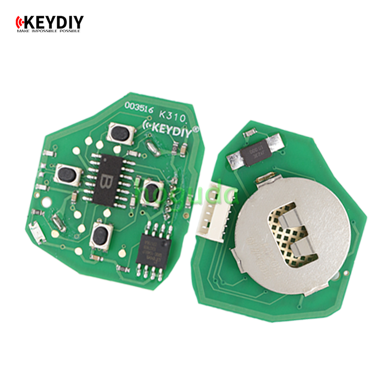 Toyota style 3+1 button remote key B05  for KD300 and KD900 to produce any model remote