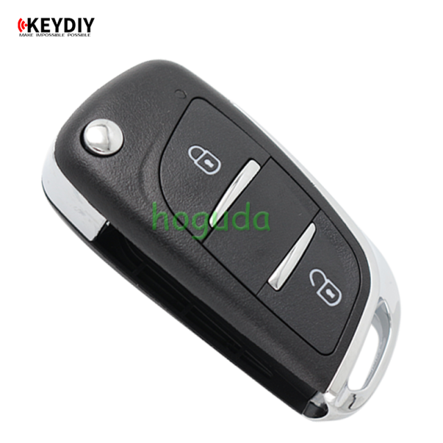 For Peugeot style KEYDIY B11 2 button remote key